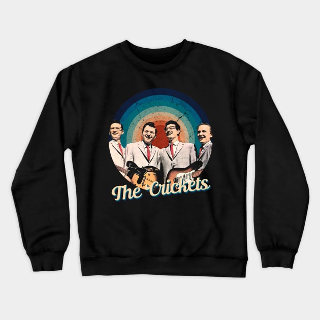 Be-Bop-a-Lula with The Crickets Rockin' Shirt Crewneck Sweatshirt by Mckenna Paucek